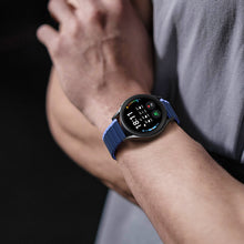 Заредете изображение във визуализатора на галерията – Universal Magnetic Samsung Galaxy Watch 3 45mm / S3 / Huawei Watch Ultimate / GT3 SE 46mm Dux Ducis Strap (22mm LD Version) - Blue
