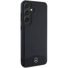 Заредете изображение във визуализатора на галерията – Original Case - hardcase Leather Textured &amp; Plain MagSafe MEHMS24S23RBARK for Samsung Galaxy S24 Black
