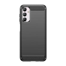 Заредете изображение във визуализатора на галерията – Flexible carbon pattern case for Samsung Galaxy M14 Carbon Case - black
