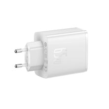 Заредете изображение във визуализатора на галерията – Baseus Cube Pro 65W GaN charger 2x USB-C USB-A - white
