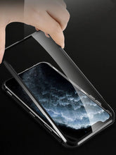 Заредете изображение във визуализатора на галерията – Wozinsky Magnetic Cam Slider Case Full Body Cover built-in front glass lens rotector for Huawei P40 black
