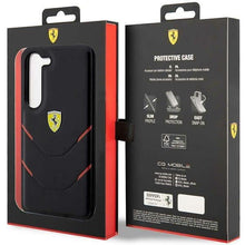 Заредете изображение във визуализатора на галерията – Ferrari FEHCS23SPBAK S23 S911 black/black hardcase Hot Stamp Lines
