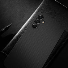 Заредете изображение във визуализатора на галерията – Nillkin Textured Case for Samsung Galaxy A14 5G / Galaxy A14 reinforced nylon cover black
