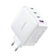 Заредете изображение във визуализатора на галерията – Fast charger GaN 3xUSB C / USB 100W PPS Ugreen CD226 - white
