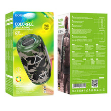 Заредете изображение във визуализатора на галерията – Borofone Portable Bluetooth Speaker BR38 Free-flowing green camouflage
