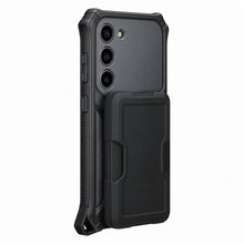 Заредете изображение във визуализатора на галерията – Samsung Rugged Gadget Case for Samsung Galaxy S23 Rugged Cover Ring Holder Stand gray (EF-RS911CBEGWW)
