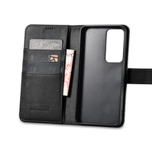 Заредете изображение във визуализатора на галерията – iCarer Wallet Case for Samsung Galaxy S23 leather case wallet black
