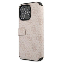 Заредете изображение във визуализатора на галерията – Guess GUBKP13L4GMGPI iPhone 13 Pro / 13 6,1" różowy/pink book 4G Big Metal Logo
