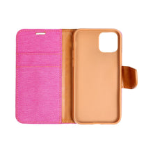 Заредете изображение във визуализатора на галерията – CANVAS Book case for IPHONE 15 Pro pink
