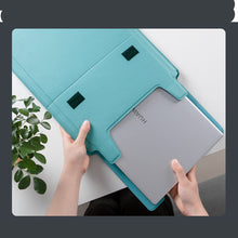 Заредете изображение във визуализатора на галерията – Nillkin Versatile Laptop Sleeve Case MacBook Laptop Up to 16.1'' Laptop Bag Stand Mousepad Green
