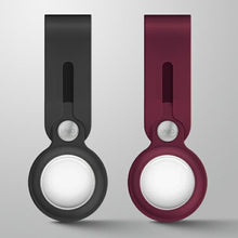 Заредете изображение във визуализатора на галерията – Uniq Vencer Silicone case for AirTag burgundy/burgundy
