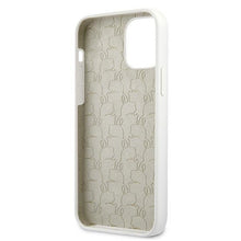 Заредете изображение във визуализатора на галерията – Karl Lagerfeld KLHCP12MSLKHWH iPhone 12/12 Pro 6,1" biały/white hardcase Silicone Karl`s Head
