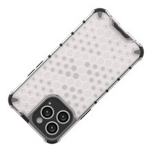 Заредете изображение във визуализатора на галерията – Honeycomb case for iPhone 14 Pro armored hybrid cover black
