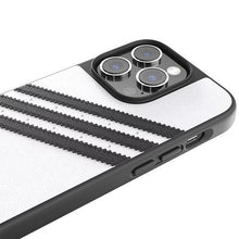 Заредете изображение във визуализатора на галерията – Adidas OR Molded Case PU iPhone 14 Pro 6.1" white-black/white-black 50190
