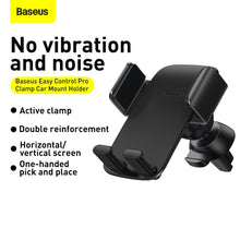Заредете изображение във визуализатора на галерията – Baseus car holder air vent easy control pro clamp black suyk010101 - TopMag
