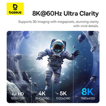 Заредете изображение във визуализатора на галерията – Baseus BS-OH064 8K 60Hz USB-C - HDMI cable 1.5m - black
