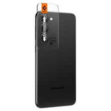 Заредете изображение във визуализатора на галерията – Spigen OPTIK.TR ”EZ FIT” CAMERA PROTECTOR 2-PACK GALAXY S23 / S23+ PLUS BLACK
