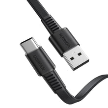 Заредете изображение във визуализатора на галерията – Ugreen flat USB cable - USB Type C Quick Charge 3 A 2 m black (US332 70637)
