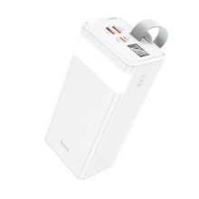 Заредете изображение във визуализатора на галерията – Hoco power bank 40 000mah with desk lamp + pd22,5w + qc3.0 j86 white - TopMag

