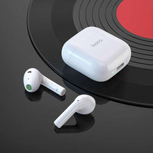 Заредете изображение във визуализатора на галерията – Hoco wireless headset stereo tws ew16 flowing enc bt5.2 white - TopMag
