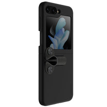 Заредете изображение във визуализатора на галерията – Nillkin Flex Flip Case with Hanger and Stand for Samsung Galaxy Z Flip 5 - Black
