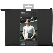 Заредете изображение във визуализатора на галерията – Uniq Lyon laptop sleeve 16" case - black Waterproof RPET
