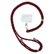 Заредете изображение във визуализатора на галерията – A stylish cord lanyard with an inlay for the key phone, pattern 11
