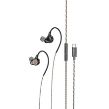 Заредете изображение във визуализатора на галерията – Borofone Earphones BM88 Sea with microphone Type C black
