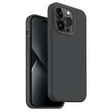 Заредете изображение във визуализатора на галерията – Uniq case Lino Hue iPhone 14 Pro Max 6.7" Magclick Charging grey/charcoal gray
