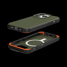 Заредете изображение във визуализатора на галерията – UAG Civilian Magsafe - protective case for iPhone 15 Pro (olive)
