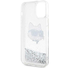 Заредете изображение във визуализатора на галерията – Karl Lagerfeld KLHCP12MLNHCCS iPhone 12/ 12 Pro 6.1" silver/silver hardcase Glitter Choupette Head
