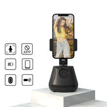 Заредете изображение във визуализатора на галерията – Phone holder with 360° face tracking P1 black
