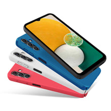 Заредете изображение във визуализатора на галерията – Nillkin Super Frosted Shield case for Samsung Galaxy A14 5G / Galaxy A14 cover + phone stand red
