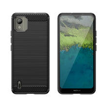Заредете изображение във визуализатора на галерията – Carbon Case silicone case for Nokia C110 - black
