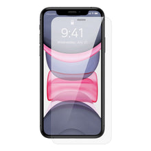 Заредете изображение във визуализатора на галерията – Baseus Full Screen Tempered Glass for iPhone 11 / XR with Speaker Cover 0.4mm + Mounting Kit
