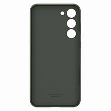 Заредете изображение във визуализатора на галерията – Samsung Leather Cover case for Samsung Galaxy S23+ case made of natural leather green (EF-VS916LGEGWW)
