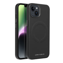 Заредете изображение във визуализатора на галерията – Roar Leather Mag Case - for iPhone 15 black
