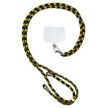 Заредете изображение във визуализатора на галерията – Stylish cord lanyard with inlay for the phone keys, pattern 9
