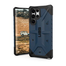 Заредете изображение във визуализатора на галерията – ( uag ) urban armor gear pathfinder case for samsung galaxy s22 ultra 5g blue - TopMag
