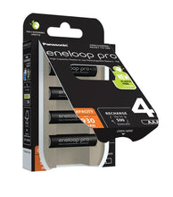 Заредете изображение във визуализатора на галерията – Rechargeable Batteries Panasonic Eneloop PRO HR03/AAA 930mAh - 4pcs blister pack
