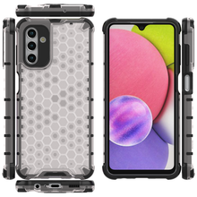 Заредете изображение във визуализатора на галерията – Honeycomb case for Samsung Galaxy A14 armored hybrid cover transparent
