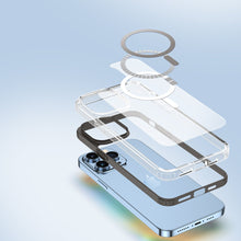 Заредете изображение във визуализатора на галерията – Dux Ducis Clin2 case for iPhone 14 Pro Max magnetic MagSafe cover blue

