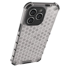 Заредете изображение във визуализатора на галерията – Honeycomb case for iPhone 14 Pro armored hybrid cover black
