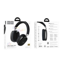 Заредете изображение във визуализатора на галерията – Hoco wireless headphones w35 black

