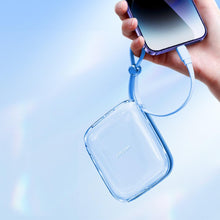 Заредете изображение във визуализатора на галерията – Joyroom powerbank 10000mAh Jelly Series 22.5W with built-in Lightning cable blue (JR-L003)
