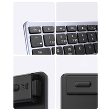Заредете изображение във визуализатора на галерията – Ugreen KU005 Bluetooth/2.4 GHz Wireless Membrane Keyboard with Backlight - Black
