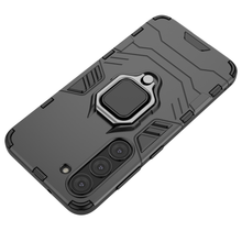 Заредете изображение във визуализатора на галерията – Ring Armor case for Samsung Galaxy S23 armored cover magnetic holder ring black

