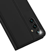 Заредете изображение във визуализатора на галерията – Dux Ducis Skin Pro case for Samsung Galaxy A14 5G flip cover card wallet stand black
