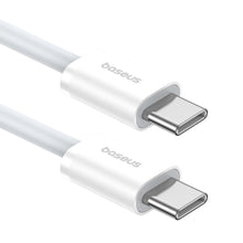 Заредете изображение във визуализатора на галерията – Baseus Superior Series ll USB-C - USB-C 30W 480Mb/s cable 1m - white
