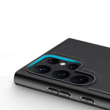 Заредете изображение във визуализатора на галерията – Dux Ducis Fino case Samsung Galaxy S23 Ultra cover with silicone frame black
